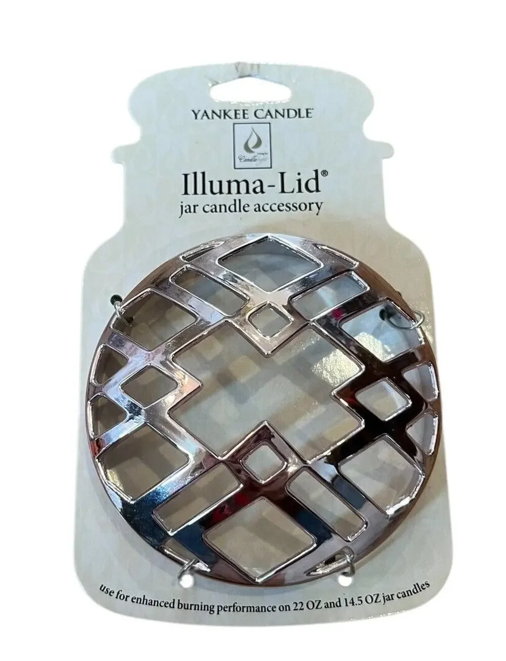 NEW 2011 YANKEE CANDLE ROSE GOLD ILLUMA LID TOPPER USE ON 14.5OZ /22 OZ JARS